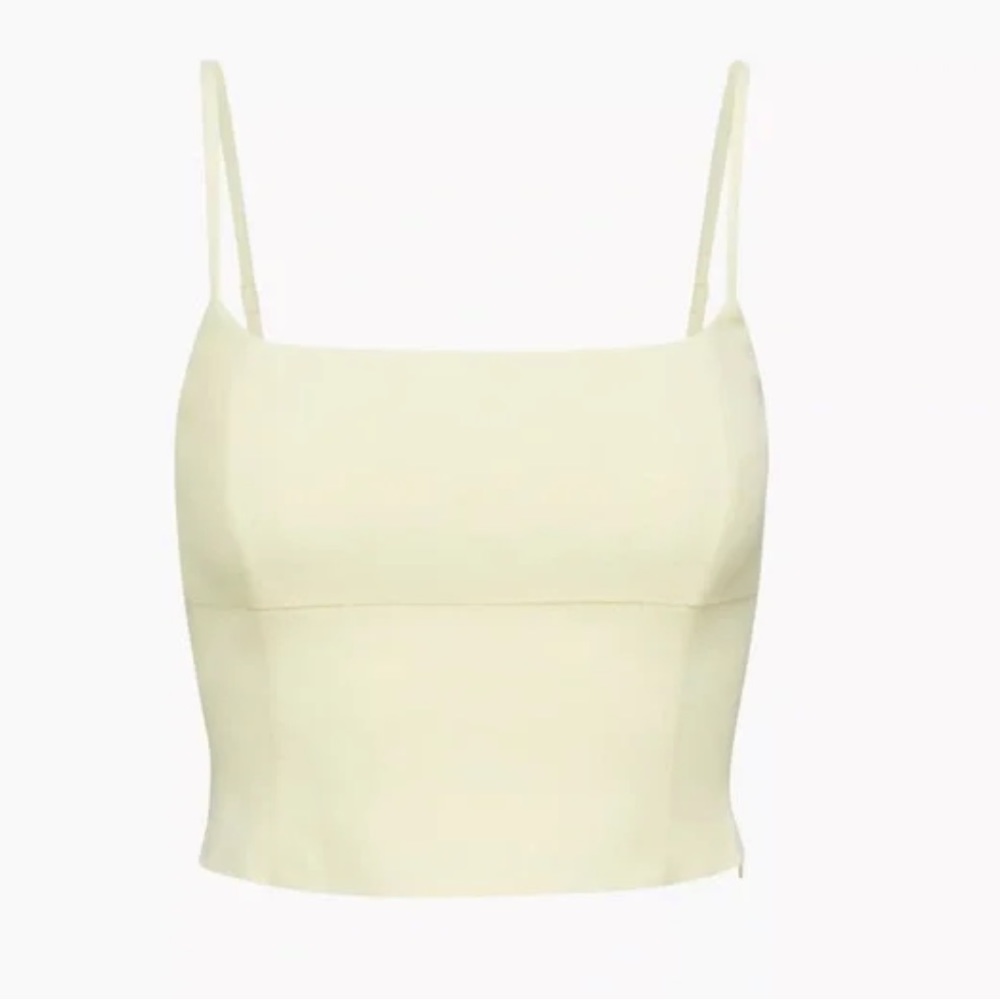 Aritzia Wilfred Free Basel Bustier Camisole - Whipped Butter